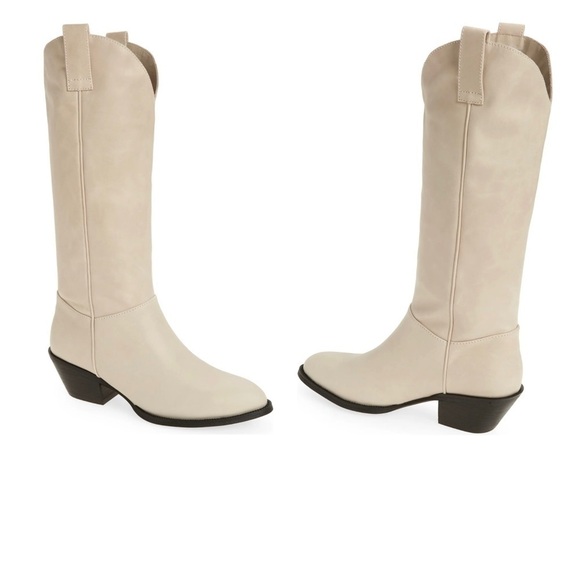 Jeffrey Campbell Shoes - Jeffrey Campbell Women’s Blade 2 Western Boot - Ivory - Sz - 10